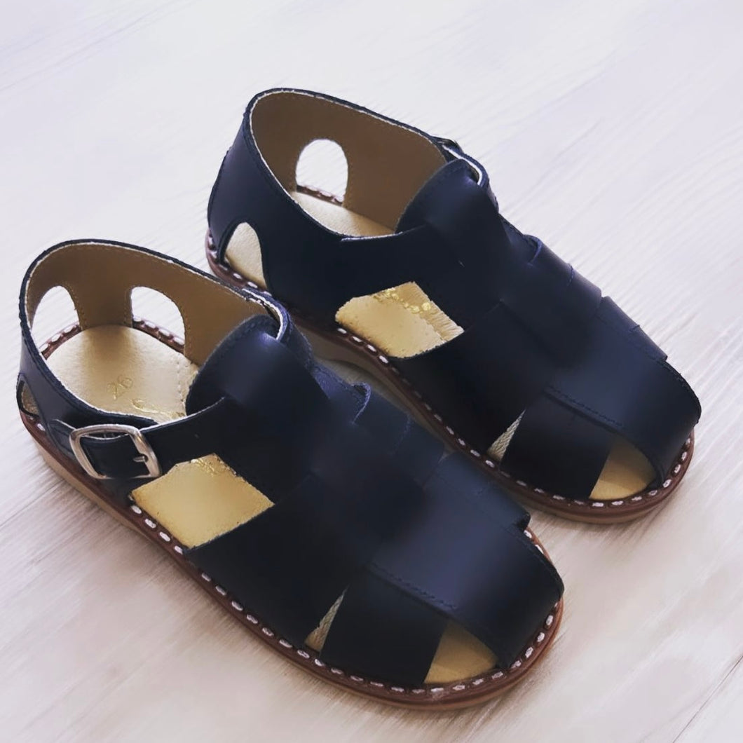 NAVY SANDALS