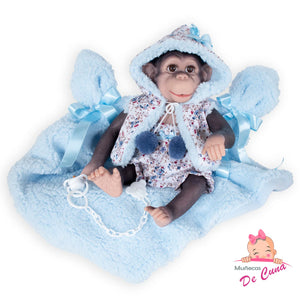 36502 Kuko Reborn Monkey in Blue Outfit